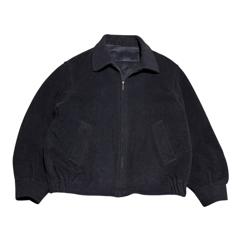 Vintage Joseph & Feiss International Cashmere Blend Bomber Jacket Men's XL